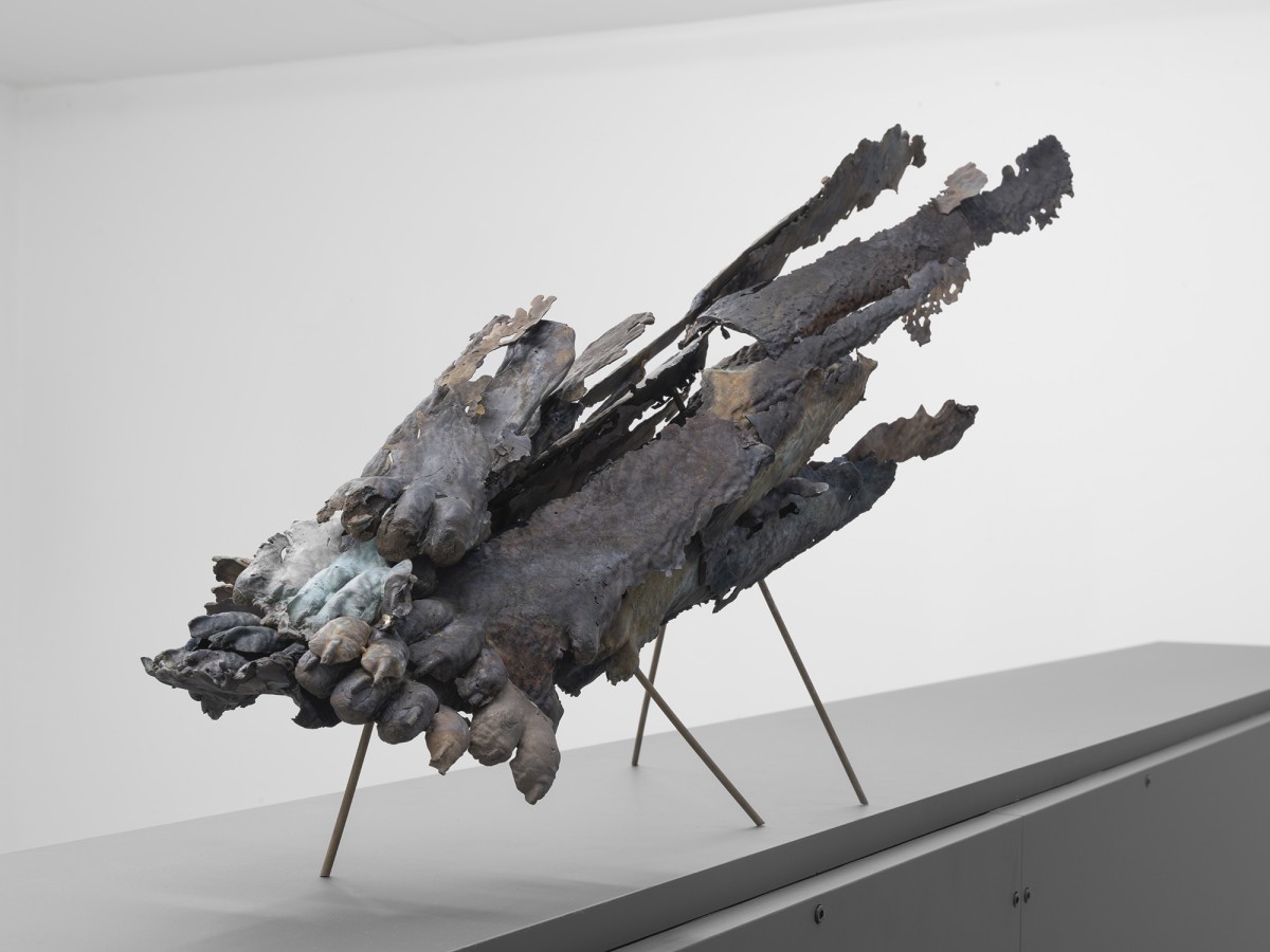 Alessandro Di Pietro, Fade Paw Study (Modern Meteorite), 2022, bronze, 42,5 x 60 x 17 cm
