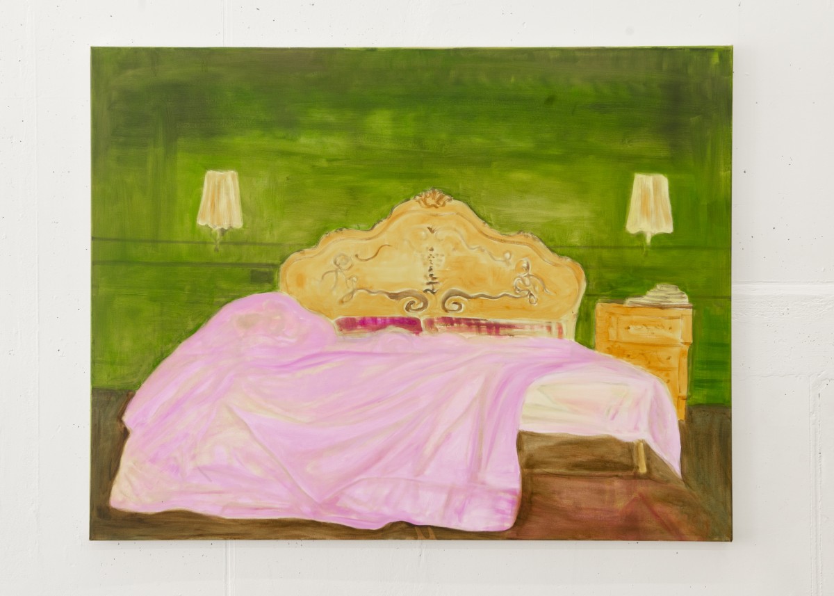 Caro Niederer, Interior Riviera, 2009 oil on canvas - All Stars Lausanne