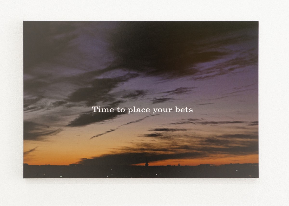 Michel Houellebecq, Inscriptions #013 (EN), 2018 pigment print (2017) on Baryta paper mounted on Dibond - All Stars Lausanne
